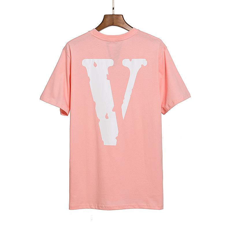 Vlone Short Sleeve Tee Men'S And Women'S Loose Tshirt