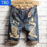 Men Jorts Men's Denim Summer Shorts Loose plus Size