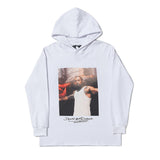 Vlone Hoodie Big V Men'S And Women'S Street Style Loose Hooded Sweater