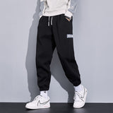 Grey Sweatpants Pure Cotton Track Pants Men's Autumn and Winter Loose Casual Pants