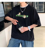 Men T-shirt Half-Sleeved Loose Leisure
