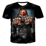 Skull Apparel Skull Print T-shirt
