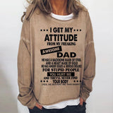 Yes I M Cold Sweatshirts Loose round Neck Sweater