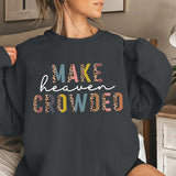 Merry and Bright Sweatshirts round Neck Long Sleeve Sweater Dazzling Color Letters Printed