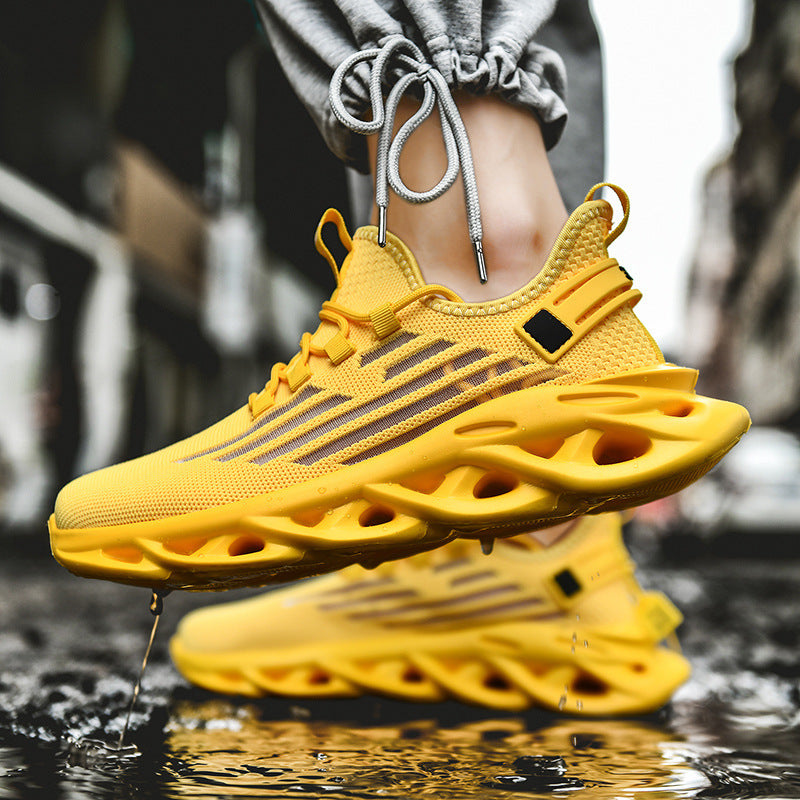 Men Sneakers Men Walking Shoes For Jogging Breathable Lightweight Shoes Fashionable Men's Shoes Summer Breathable Flyknit Sports Running