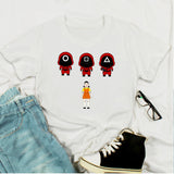 Squid Game Costume Creative Casual Short-Sleeved T-shirt