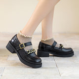 Mary Jane Shoes Autumn Mary Jane Shoes Women'S Summer Vintage Leather Shoes