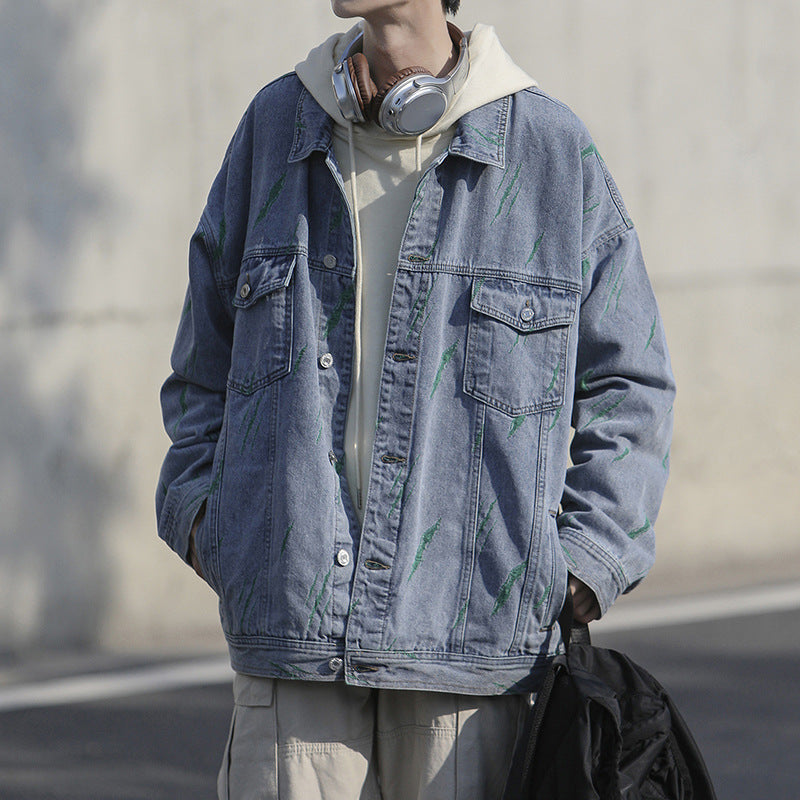 Men Denim Jackets Men's Autumn Jacket