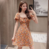 MIDI Mauve Wrap Dress plus Size Fashion Dress for Women Summer Short Sleeve Floral Skirt