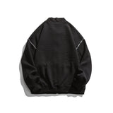 Man Fall Outfis Pure Color Simple Casual Jacket Top Baggy Coat