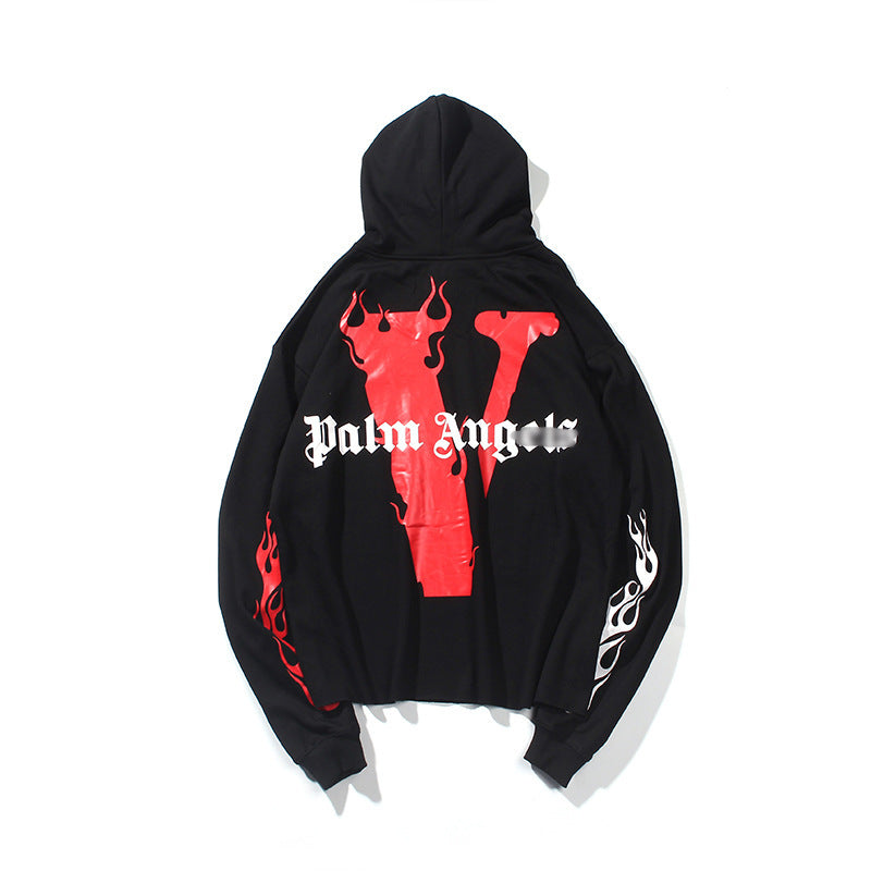 Vlone Hoodie Ou Lone Hooded Sweater Back Big V Hoodie