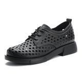 Highway Flat Sandals Hollow Retro Lace-up Sandals