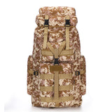 Hiking Backpacks Large Capacity 75 L Metal Bracket Backpack