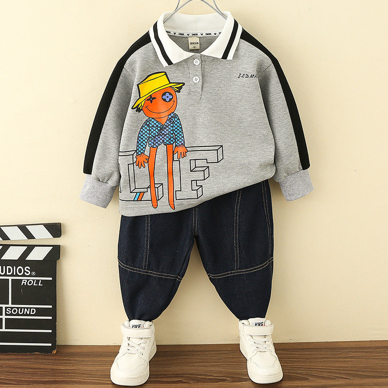 Toddler Boys Sweater Autumn Sweater Long Sleeve Boy