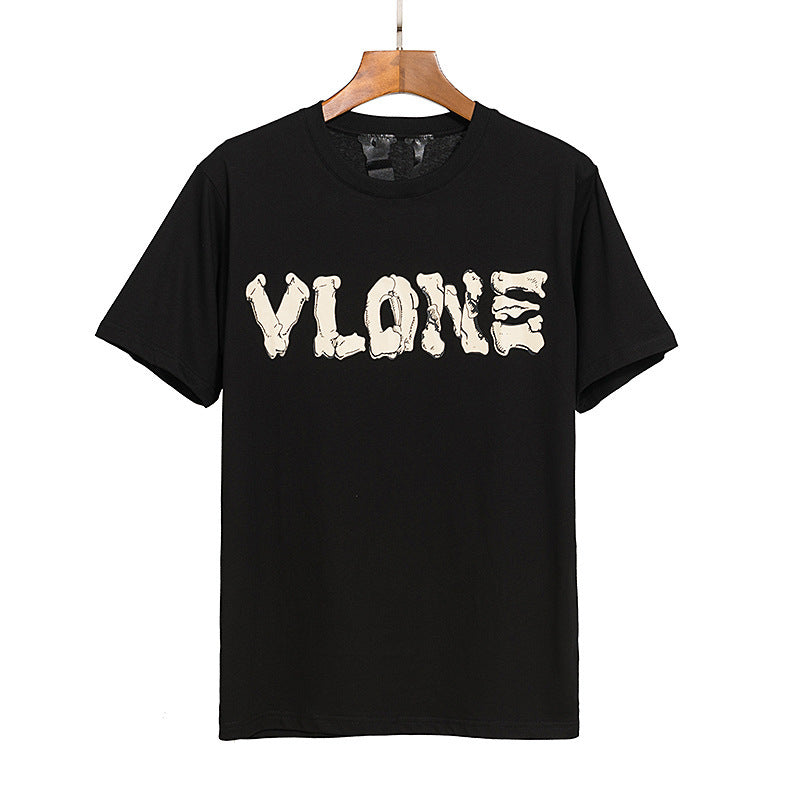 Vlone T Shirt Summer Clothes New Personality Popular Printing Teenager