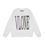 Vlone Sweatshirt Autumn And Winter Printed Long Sleeve Casual Loose Sweater