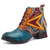 Justin Yellowstone Boots Retro Ethnic Style Retro Women'S Shoes