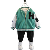 Toddler Boys Jackets Boys' Spring Coat Baseball Uniform