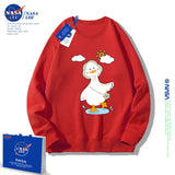 Nasa Children Hoodie Nasa Children'S Round Neck Sweater Girls' Spring And Autumn Loose