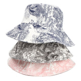 Bucket Hat Fishing Cap Cotton Print Fisherman Hat Men and Women Outdoor Sun Hat
