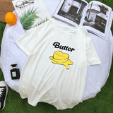 BTS Proof T Shirt plus Size Loose T-shirt Printed round Neck