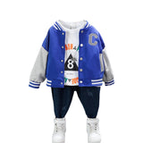 Toddler Boys Jackets Children's Baseball Uniform Coat Spring and Autumn