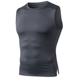 Moisture Wicking Tank Top Fitness Vest round Neck Waistcoat