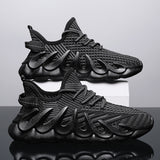 Sneaker Shoes Trendy Summer Men'S Shoes Casual Low Top Solid Color Running Sneakers Breathable