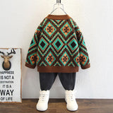 Toddler Boys Sweater Coat Spring and Autumn Cardigan Sweater