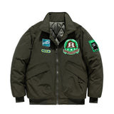 Varsity Jacket Retro Workwear Cotton Coat Men'S Jacket Lapel