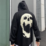 Revenge Hoodie Skull Hip Hop Loose Men and Women Couple Niche Hooded Sweater