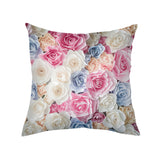 Valentine's Day Pillow Covers 4 Piece Random Styles Together, Printed Couple Love Love Heart Flowers Back Cushion