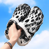 Mens Slide Coconut Hole Shoes Men'S Sandals Summer Beach Shoes Sports Cool