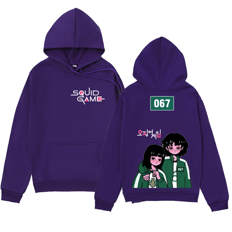 Squid Game Costume Sweater Hooded Sweatshirt