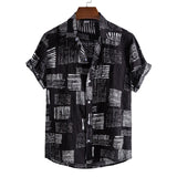 Camp Collar Shirt Floral Short Sleeve Cardigan