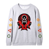 Squid Game Costume Casual Sports round Neck Sweater for Men