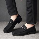 Men's Loafers RelaxedFit SlipOn Loafer Men Shoes Summer Casual Leather Shoes Trendy Lightweight Breathable