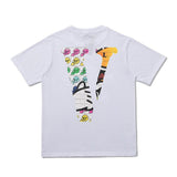 Vlone T Shirt Rainbow Smiley Face Short Sleeve Allmatching Loose Halfsleeve Summer Wear Vlone