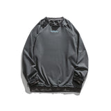Crew Neck Sweatshirts for Men Men's Retro round Neck Sweater Men's Loose Hundred