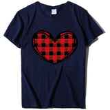 Valentine's Day T Shirts Couples Printed Women's T-shirt Loose T-shirt