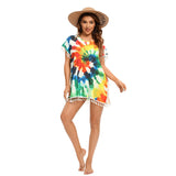 Coachella Music Festival Outfits Printed Tassel Casual Loose Beach