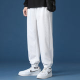 Grey Sweatpants Autumn and Winter Solid Color Loose Trendy Outdoor Casual Men's Pants