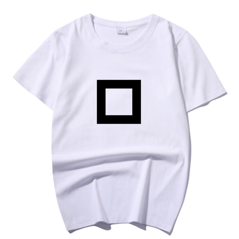 Squid Game Costume Short Sleeve T-shirt Top Men and Women