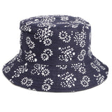 Bucket Hat Fishing Cap Cotton Print Fisherman Hat Men and Women Vintage Printing Bucket Hat Outdoor