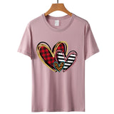 Valentine's Day T Shirt Spring/Summer Short-Sleeved T-shirt Top
