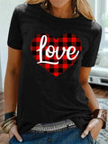 Valentine's Day T Shirt Men's Short-Sleeved European and American Top T-shirt
