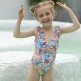 Children Swimsuit One-Piece Girl's Swimsuit Backless