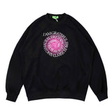 Man Fall Outfits Crew Neck Pullover Sweatshirt Men and Women BF Couple Casual Top