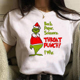 Men and Women Grinch Shirt Christmas Grinch Pattern T-shirt