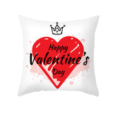 Valentine's Day Pillow Covers 4 Piece Random Styles Together, Home Pillow Cushion Cover